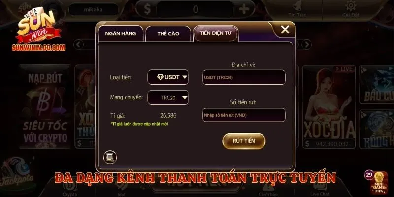 Đa dạng kênh thanh toán trực tuyến 