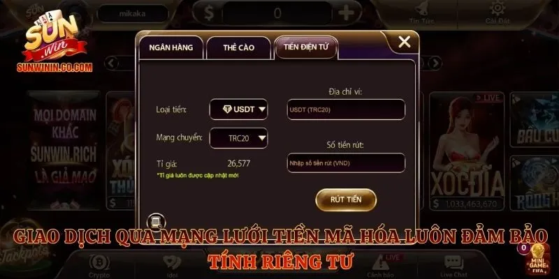Giao dịch qua mạng lưới tiền mã hóa luôn đảm bảo tính riêng tư