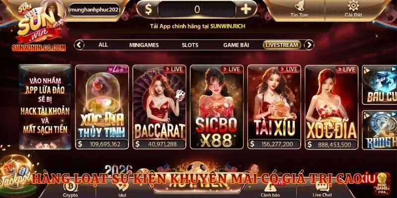 Hàng loạt sự kiện khuyến mãi có giá trị cao 