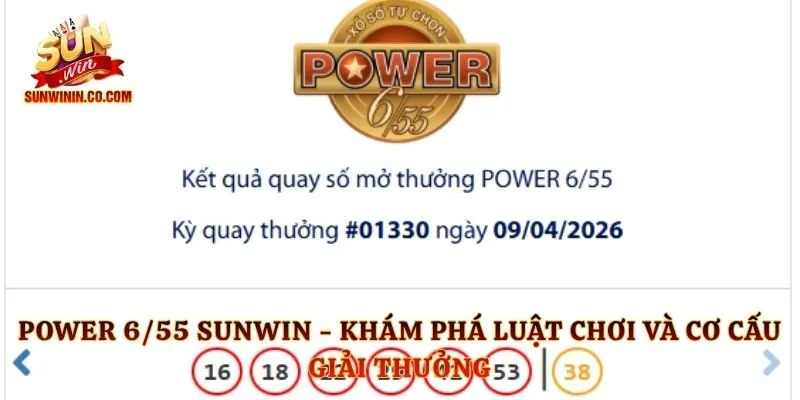 Power 6/55 Sunwin - Khám Phá Luật Chơi Và Cơ Cấu Giải Thưởng